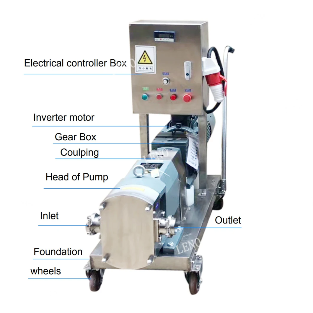 Sanitary Stainless Steel Positive Displacement Stainless Steel Portable LPG Transfer Pump